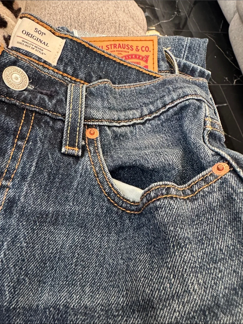 Levi's Men's Straight Jeans in Indigo Blue